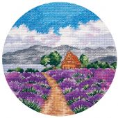 Kit Punto Croce - Oven - Campo di lavanda