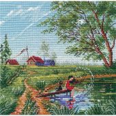 kit ricamo a punto croce - Oven - Giochi di estate