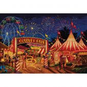 Kit Punto Croce - Panna - Luna park