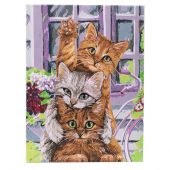 Kit di pittura per numero - Craft Buddy - Ciao gattini