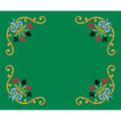 Kit tappeto giochi da ricamo - Luc Créations - Carte fiorite