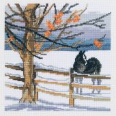 Kit Punto Croce - Permin - Scena di inverno