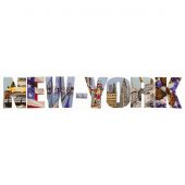 kit ricamo a punto croce - Marie Coeur - Cuscino da ricamare New York
