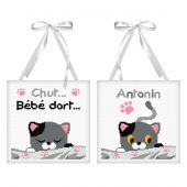 Kit cuscino da ricamo - Princesse - Cuscino per porta - Petits Chats