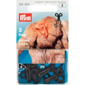 Graffette - Prym - 3 paia - Colore nero