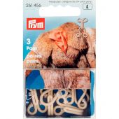 Graffette - Prym - 3 paia - Colore beige