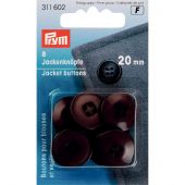 Bottoni a 4 fori - Prym - 8 bottoni per giacche 20 mm