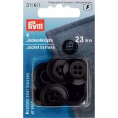 Bottoni a 4 fori - Prym - 6 bottoni per giacche 23 mm