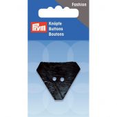 Bottoni a 2 fori - Prym - Bottone triangolo cocco blu - 30 mm