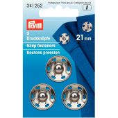 Bottoni a pressione - Prym - Bottoni a pressione per cucire - 21 mm