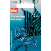 Accessorio di corsetteria - Prym - Clip per bikini trasparente - 12 mm