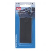 prolunga - Prym - Fibbia per cintura a bottone 80 x 35 mm - Nero