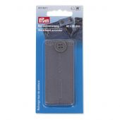 prolunga - Prym - Fibbia per cintura a bottone 80 x 35 mm - Grigio