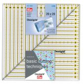 Regolo tascabile - Prym - Quadrato Omnigrid - 20x20 cm