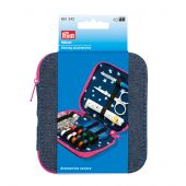 Kit da cucito - Prym - Kit da viaggio - blu jeans/rosa