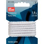 Cavi e Cordonieri - Prym - Cordino parka 4mm bianco