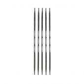 ferri a doppia punta - Prym - Set di 5 aghi Carbon Ergonomics - 20 cm