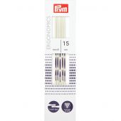 ferri a doppia punta - Prym - Set di 5 aghi Ergononomics - 15 cm