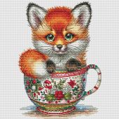 Foglio di punto croce - Les petites croix de Lucie - Sogni di volpe