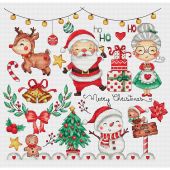 Foglio di punto croce - Les petites croix de Lucie - Sogni di volpe