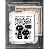 Foglio di punto croce - Isabelle Haccourt Vautier - Black Cat