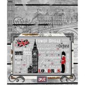 Foglio di punto croce - Isabelle Haccourt Vautier - Un giorno così bello - con matassine MOULINE DMC