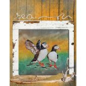 Foglio di punto croce - Isabelle Haccourt Vautier - Un giorno così bello - con matassine MOULINE DMC