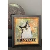 Foglio di punto croce - Isabelle Haccourt Vautier - Un giorno così bello - con matassine MOULINE DMC