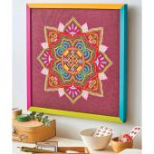 Foglio di punto croce - Isabelle Haccourt Vautier - Un giorno così bello - con matassine MOULINE DMC