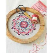 Foglio di punto croce - Isabelle Haccourt Vautier - Un giorno così bello - con matassine MOULINE DMC