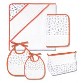 Set di nascita per ricamare - DMC - Valigia per bambini - Fogliame
