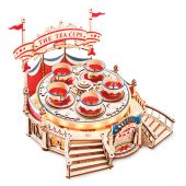 Puzzle meccanico in legno 3D - ROKR - Vortice di tazze