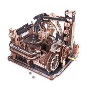 Puzzle meccanico in legno 3D - ROKR - Circuito a biglie - Marble Spacesport