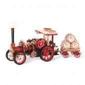 Puzzle meccanico in legno 3D - ROKR - Veicolo a vapore