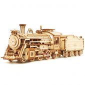 Puzzle in legno 3D - ROKR - Locomotiva a vapore Express