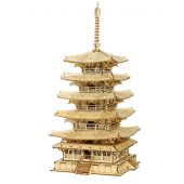Puzzle in legno 3D - ROKR - Pagoda a cinque piani