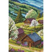 kit ricamo a punto croce - RTO - Primavera nelle Highlands