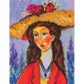 kit ricamo a punto croce - RTO - Ritratto di donna 2