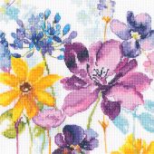 kit ricamo a punto croce - RTO - I fiori della felicità 2