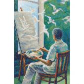 kit ricamo a punto croce - RTO - Tela dei sogni