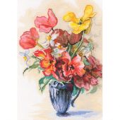 Kit Punto Croce - RTO - Tulipani e narcisi