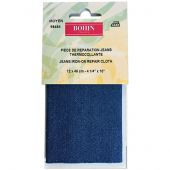 Rinforzi Ferro su ferro - Bohin - Pezzo di riparazione termoadesivo jeans blu chiaro