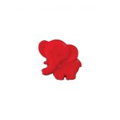 Bottoni di coda - Union Knopf by Prym - Set di 3 bottoni a forma di elefante - rosso 19 mm