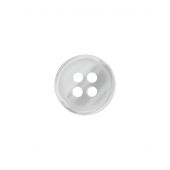 Bottoni a 4 fori - Union Knopf by Prym - Set di 5 bottoni in poliestere - 9 mm bianco