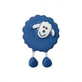 Bottoni di coda - Union Knopf by Prym - Set di 2 bottoni - pecora blu navy 18 mm