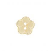 Bottoni a 2 fori - Union Knopf by Prym - Set di 4 bottoni - fiore giallo da 12 mm
