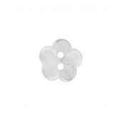 Bottoni a 2 fori - Union Knopf by Prym - Set di 3 bottoni - 18 mm fiore bianco