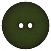 Bottoni a 2 fori - Union Knopf by Prym - Bottone a 2 fori in poliestere - 30 mm verde scuro