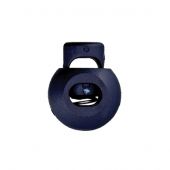 punte - Union Knopf by Prym - Set di 2 stopper a 1 foro per corde - 20 mm blu navy