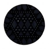 Bottoni di coda - Union Knopf by Prym - Set di 2 bottoni - strass neri da 23 mm